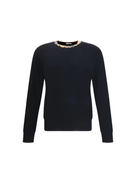 Lekki sweter Burberry czarny