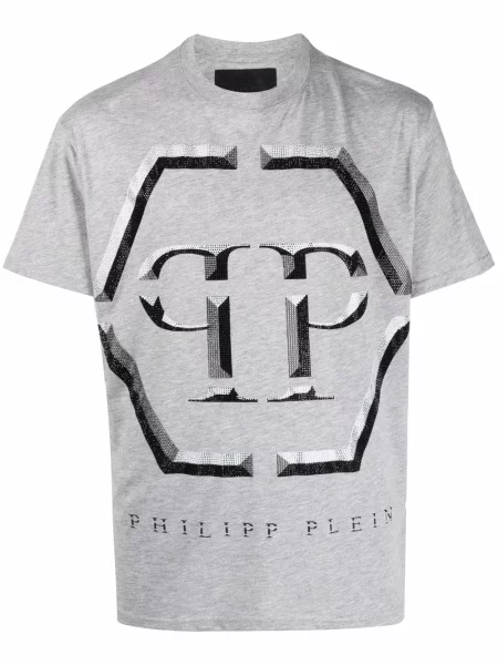 Tricou Philipp Plein gri