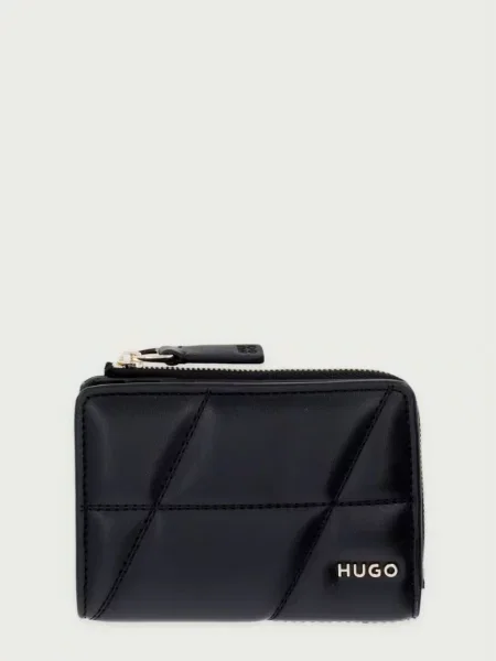 HUGO portofel pentru femei cu imitație de piele Yorih Q_SM Wallet negru