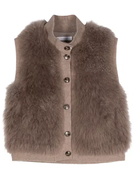 Kamizelka Liska prążkowana brązowa