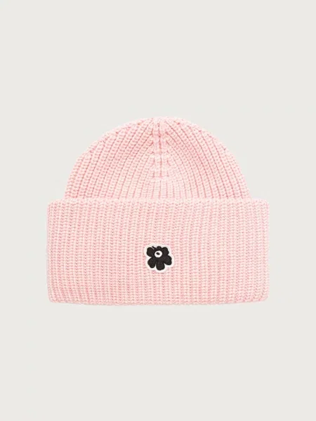 Marimekko căciulă de damă din lână roz