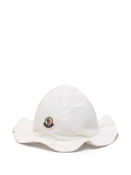 Czapka dziecięca Moncler Enfant biała