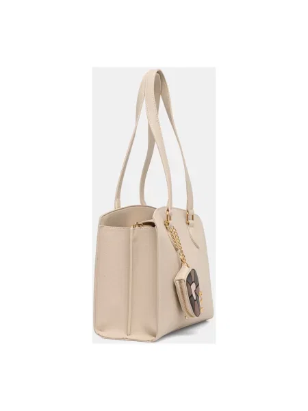 Love Moschino torebka tote beżowa