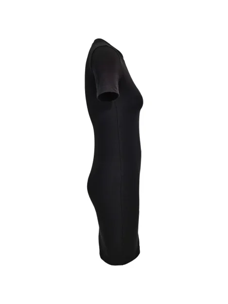 Rochie din denim Versace Jeans Couture de costum negru