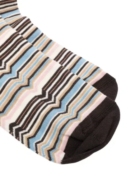 Čarape Missoni smeđa