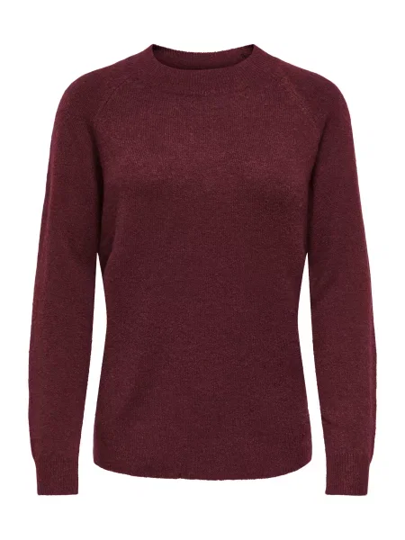 ONLY Pulover ONLRICA burgundy roșu
