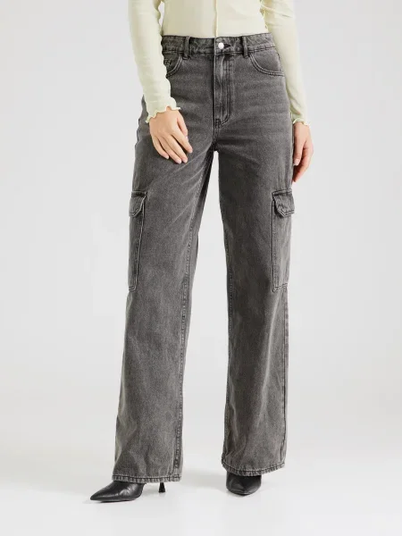 STUDIO SELECT Kargo kavbojke Ashley denim siv