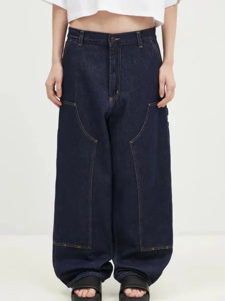 Джинси Carhartt WIP Brandon Double Knee Pant середня посадка