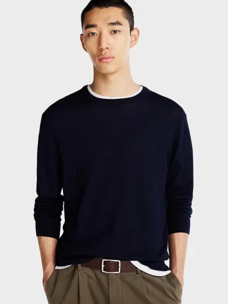 Светр Tommy Hilfiger з ліоцелу синій