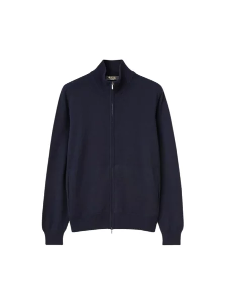 Kurtka bomber Loro Piana niebieski