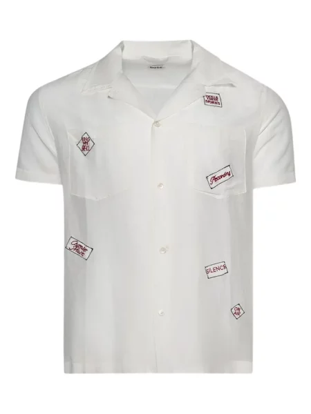 Къс риза Bode бродирана бяло