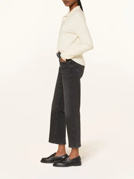 7 For All Mankind Proste Dżinsy Calie schwarz