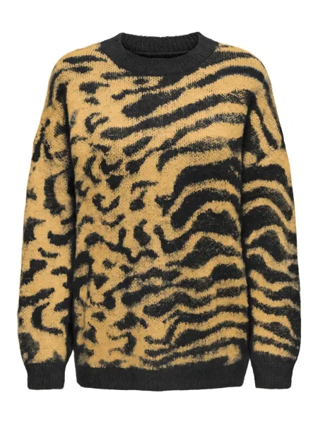 ONLY Pulover ONLWILD galben negru