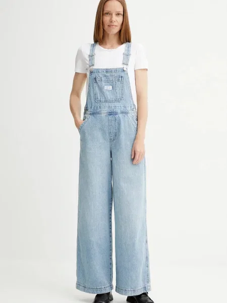 Дънков гащеризон Levi's XL OVERALL синьо