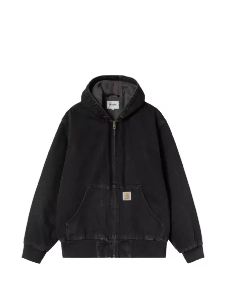 Geacă Carhartt Wip cu glugă negru