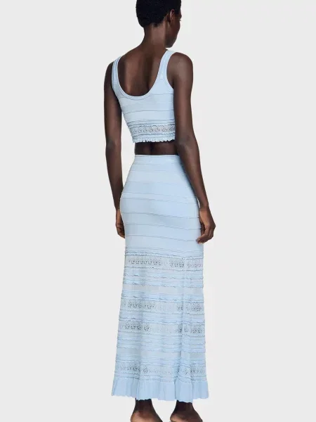 Топ Sandro синій