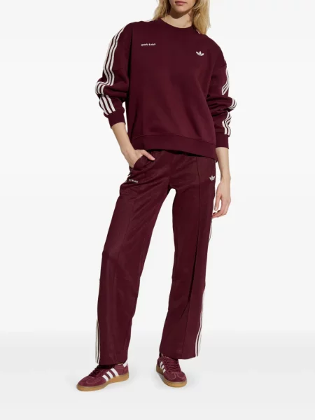 Sneakerși Adidas cu dungi roșu
