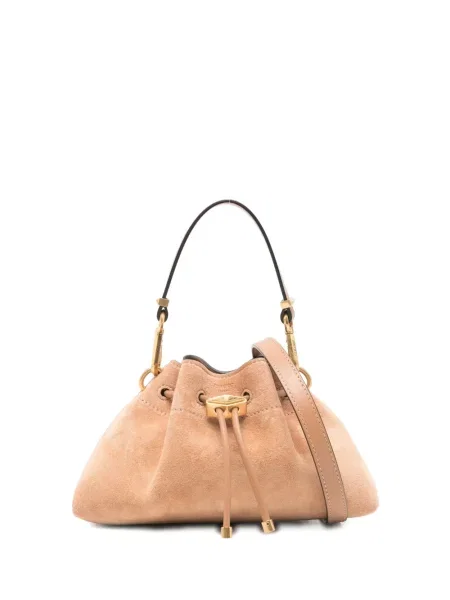 Geantă Jimmy Choo din piele de căprioară