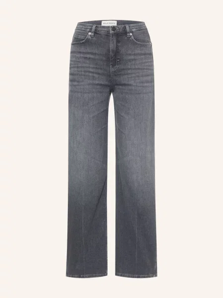 Opus Pants Barrel Džíny Mari Leap dark grey šedé
