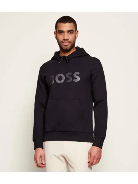 BOSS GREEN Hanorac Soody | negru
