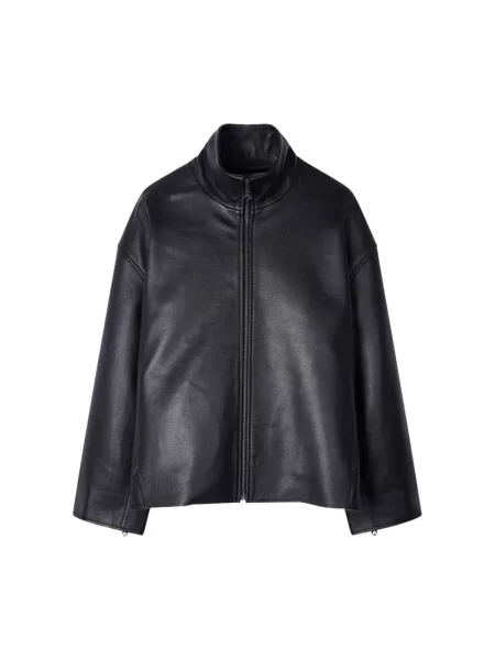 Kurtka skórzana Paul Smith czarna