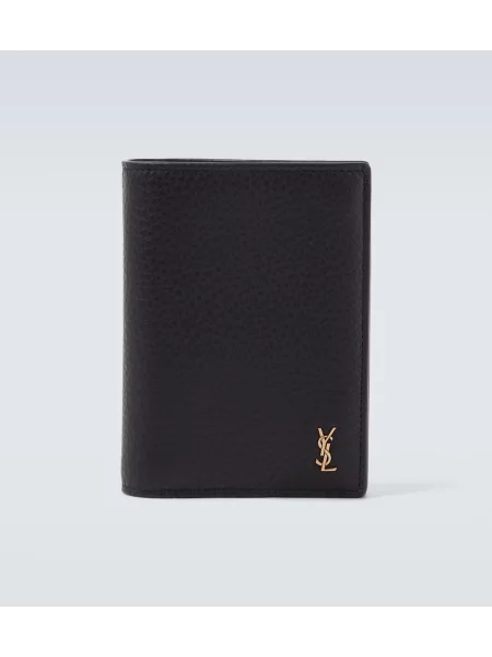 Portofel Saint Laurent din piele albastru