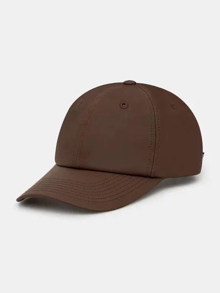 Шапка с козирка Rains Cap W1 кафяво
