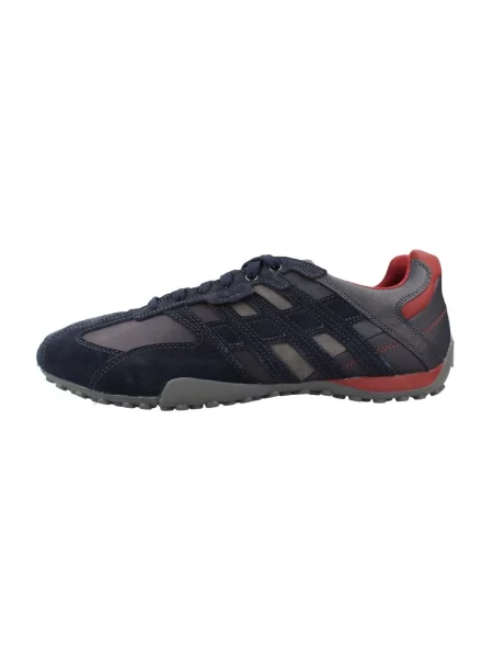 Pantofi Geox cu model piele de șarpe albastru