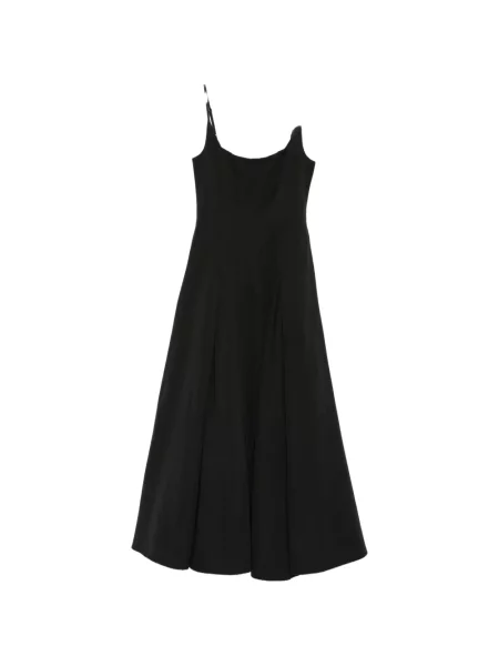 Rochie maxi Staud cu bretele negru