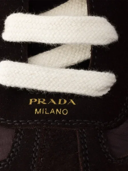 Маратонки Prada кафяво