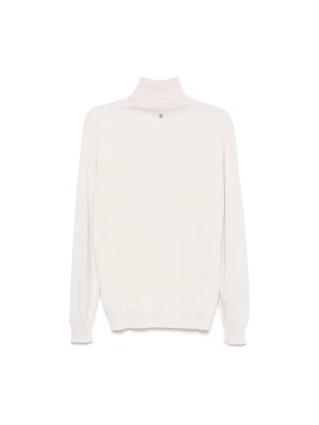 Sweter z golfem Dondup z kaszmiru do golfa beżowy