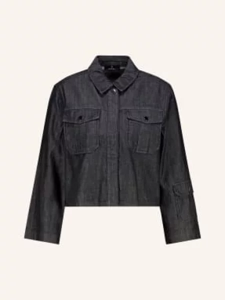 Monari Džínová Bunda dark grey šedá