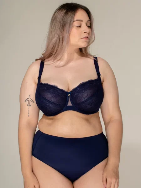 Бюстгальтер Senselle by fellina темно-синій поліамід/еластан синій