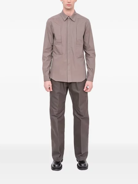 Cămașă Rick Owens lungă gri