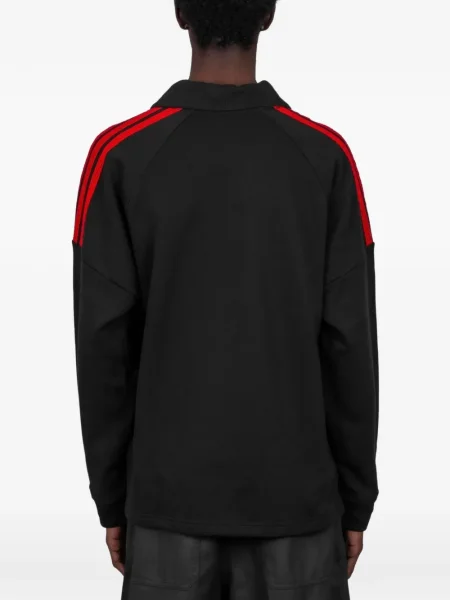 Tricou Adidas cu dungi din dantelă alb