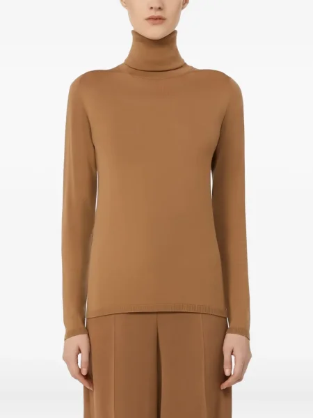 Pulover Max Mara de lână maro