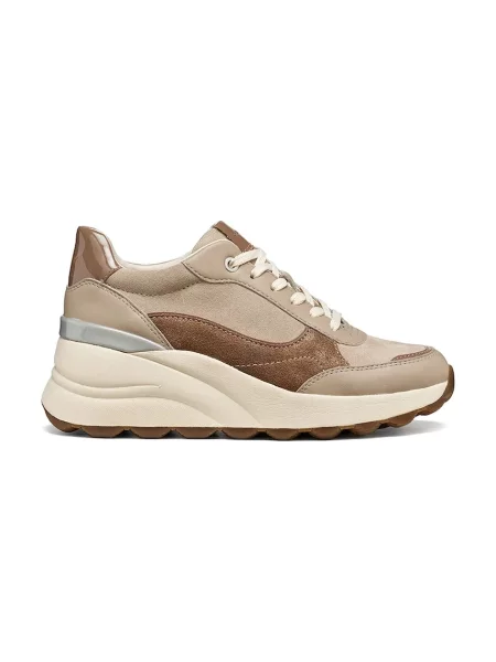Geox D SPHERICA sneakers pentru femei din piele bej