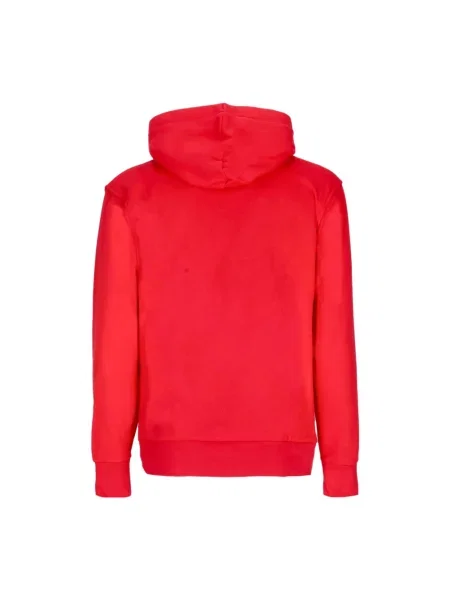 Bluza z kapturem Nike polarowa z kapturem czerwona