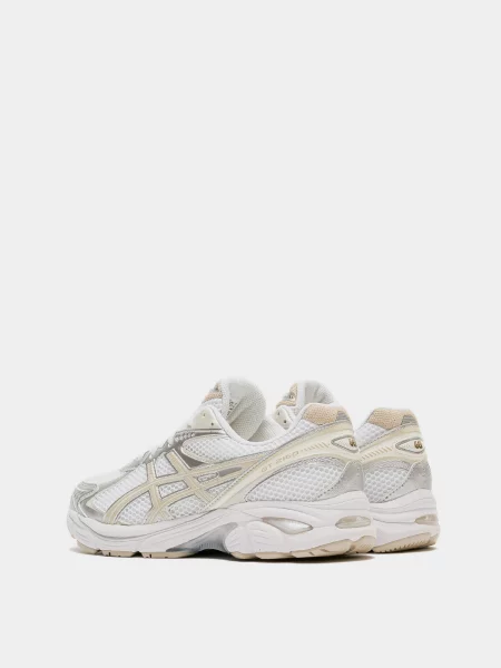 Кожаные повседневные кроссовки Asics белые