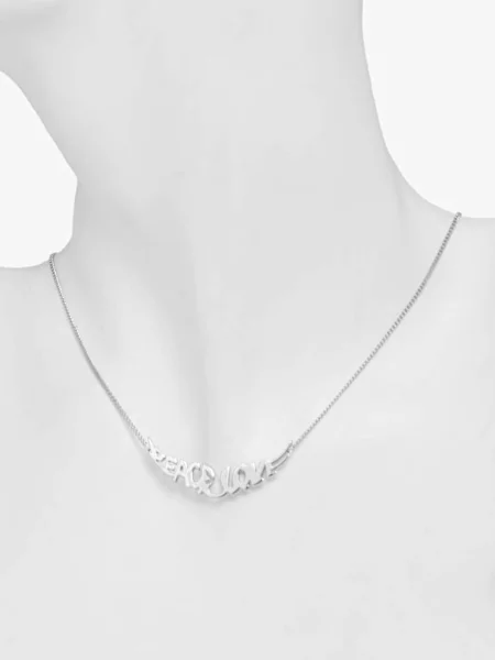 Zadig&Voltaire női sárgaréz nyaklánc PEACE