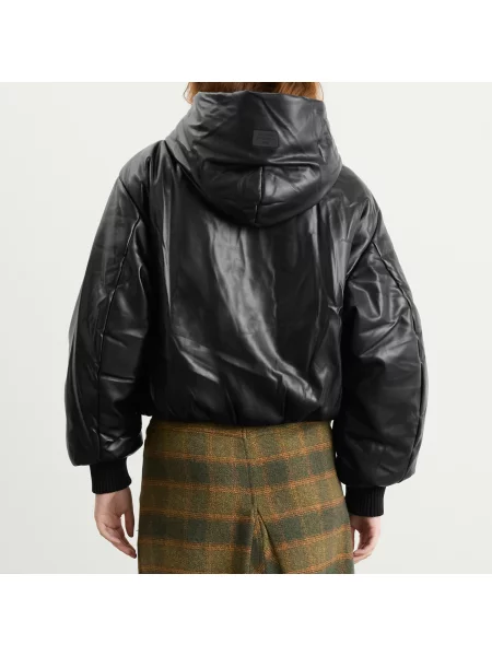Kurtka skórzana Acne Studios czarna