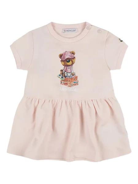 Sukienka dziecięca Moncler Enfant różowa