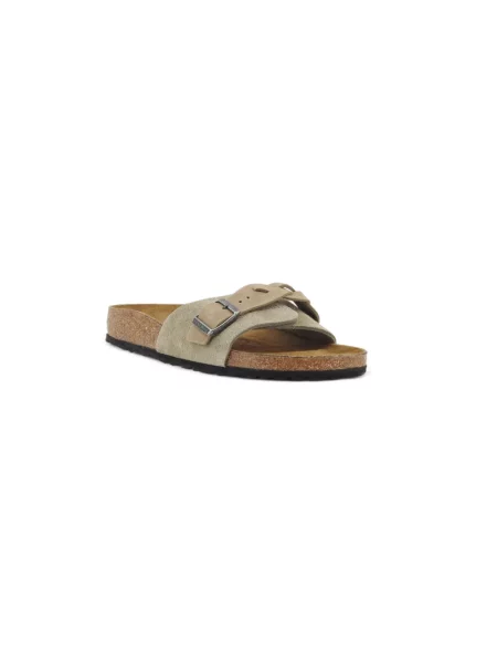 Klapki Birkenstock brązowe