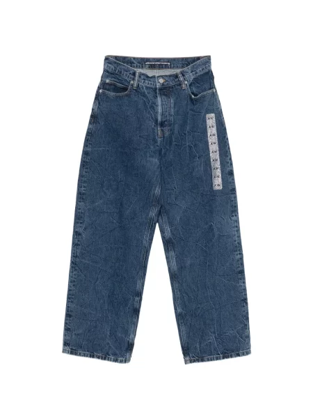 Blugi cu picior larg Alexander Wang albastru