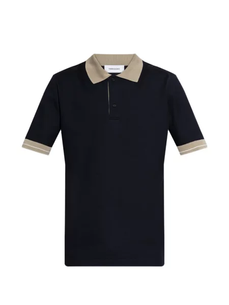 Tricou polo Ferragamo albastru