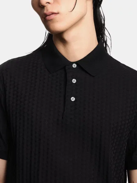 Поло Emporio Armani черное