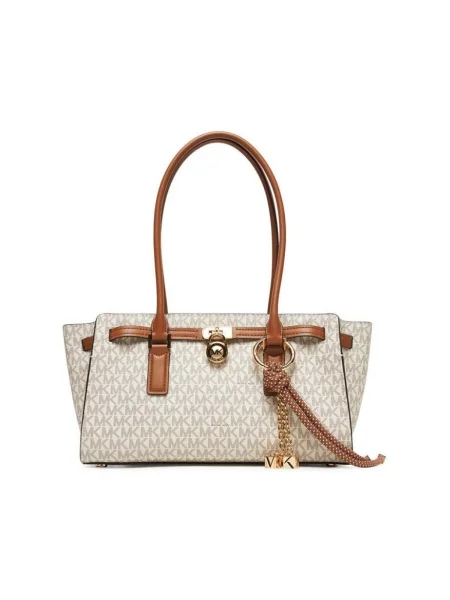 MICHAEL Michael Kors Kabelka na rameno koňaková / pastelovo žltá béžová