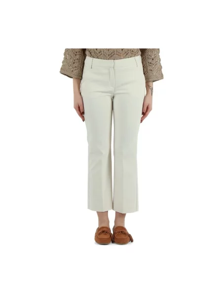 Pantaloni Linea Emme Marella alb