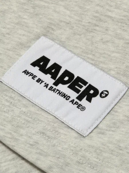 Tricou Aape By A Bathing Ape cu imagine gri