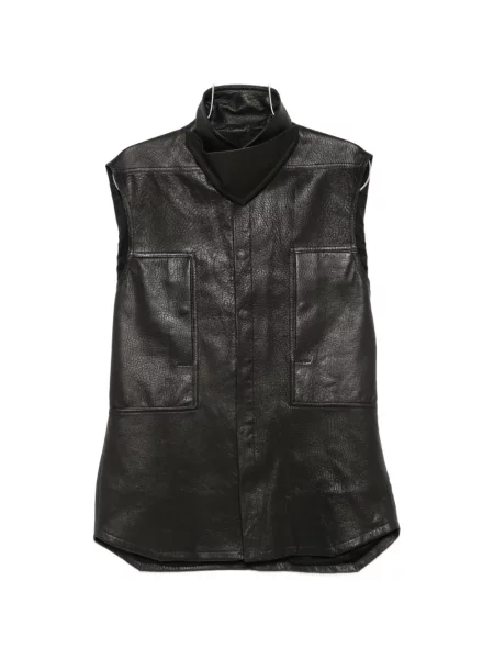Geanta de piele Rick Owens negru